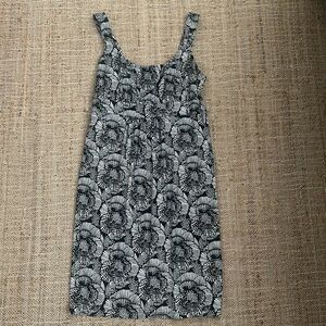 Ann Taylor Black & White Floral Dress Size SP